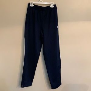 Blue adidas pants